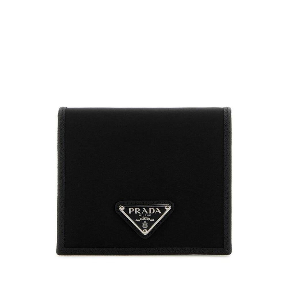 Prada Men Black Nylon Wallet